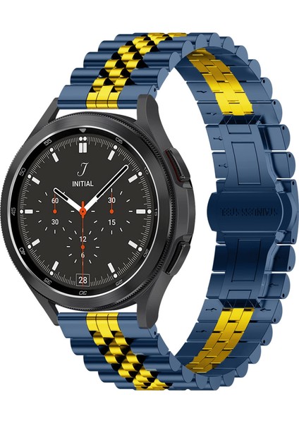 Beş Boncuklu Paslanmaz Çelik Kordonlu Saat 20MM (Yurt Dışından)