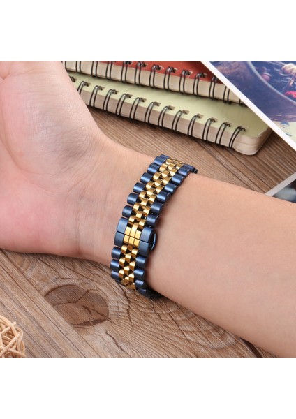 Beş Boncuklu Paslanmaz Çelik Kordonlu Saat 20MM (Yurt Dışından) indirimleri