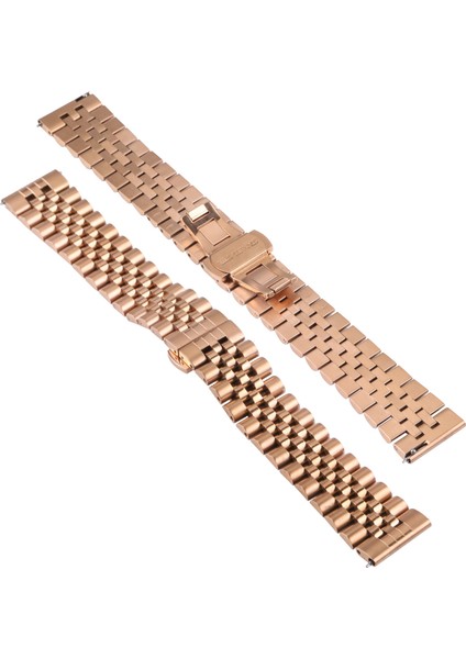 Beş Boncuklu Paslanmaz Çelik Kordonlu Saat 20MM (Yurt Dışından) fiyatları