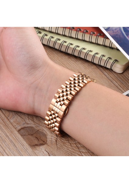 Beş Boncuklu Paslanmaz Çelik Kordonlu Saat 20MM (Yurt Dışından) indirimleri