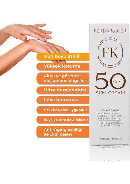 50+Spf Güneş Kremi