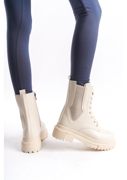 Kadın Günlük Postal Bot Rahat Kalıp Yüksek Taban Fermuarlı Bağcıklı Kadın Bot modelleri