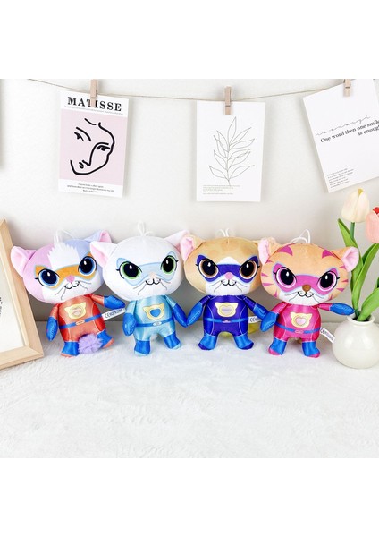 4 Parçalı Set 16CM Superkitties Oyuncak Peluş (Yurt Dışından)