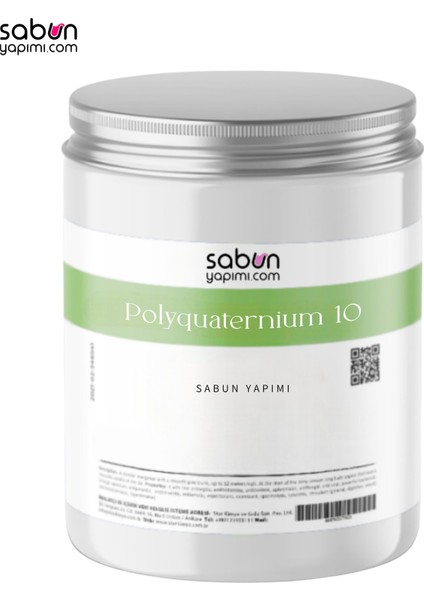 Polyquaternium-10 50 gr – Sabun ve Kozmetik Ürünleri Için Saç ve Cilt Bakım Polimeri