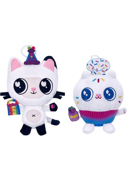 2 Parça Set 20CM Gabby'nin Bebek Evi Oyuncak Peluş (Yurt Dışından)