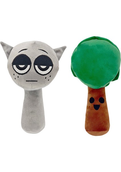 2 Parça Set 25CM Sprunki Ritim Kutusu Oyuncak Peluş (Yurt Dışından)