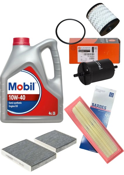 Peugeot 207 1.4 - 1.6 Benzinli Periyodik Yağ Filtre Bakım Seti