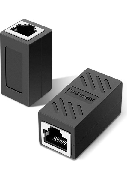 Gigabit Destekli RJ45 Dişi Dişi CAT5E/CAT6/7/8 Ethernet Lan Ağı Birleştirici Ara Aparatı Internet Kablosu Uzatıcısı