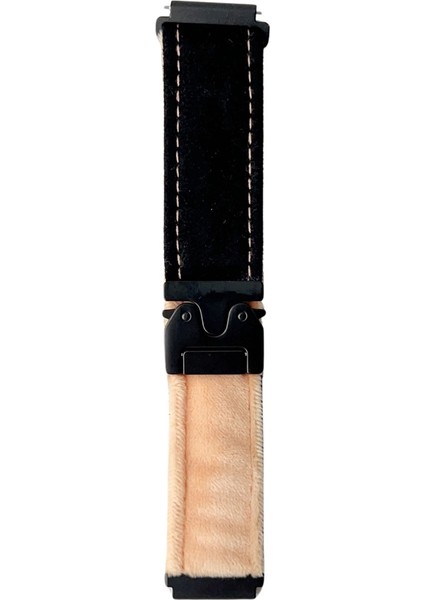 Fırçalanmış Peluş Saat Kordonu 20MM (Yurt Dışından)