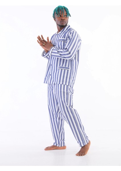 4007 Uzun Kol Çizgili Gaffur Erkek Pijama Takım fiyatları