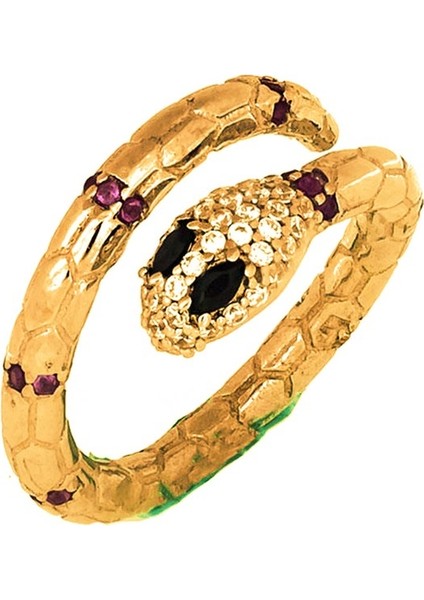 Yılan Gümüş Yüzük SB1650