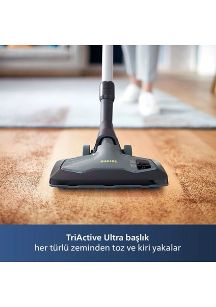 Marathon Seri SUPERTURBO Fırçalı HEPA Filtreli Premium Toz Torbasız Süpürge, Onerous Mutfak Tartısı