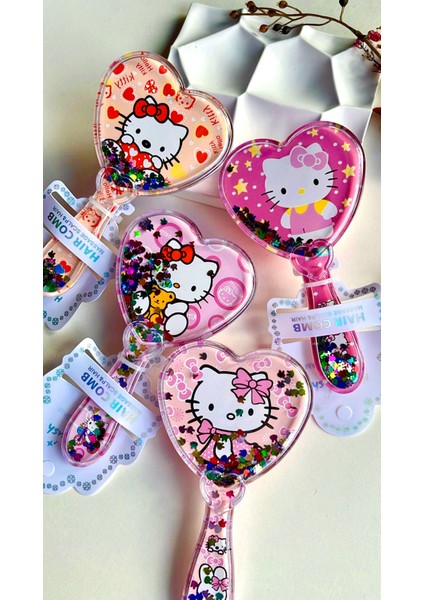 Hello Kitty Model Simli Pullu Çocuk Tarağı