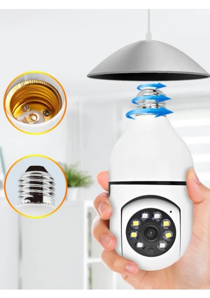 2 Mp Wifi Ptz Ampül Kamera O-Kam 4045