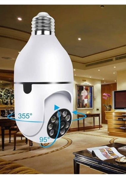 2 Mp Wifi Ptz Ampül Kamera O-Kam 4045