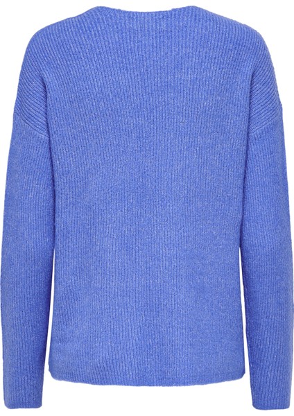 V Yaka Oversize Uzun Kollu Kadın Kazak - Günlük Kışlık Rahat modelleri