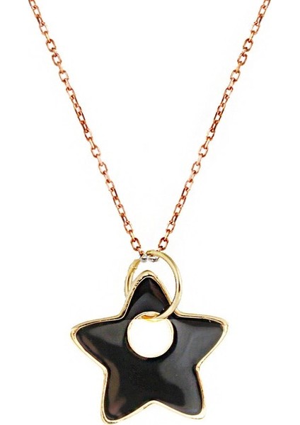 Yıldız Gümüş Kolye MSKL2245, 925 Ayar İthal Gümüş Kolye