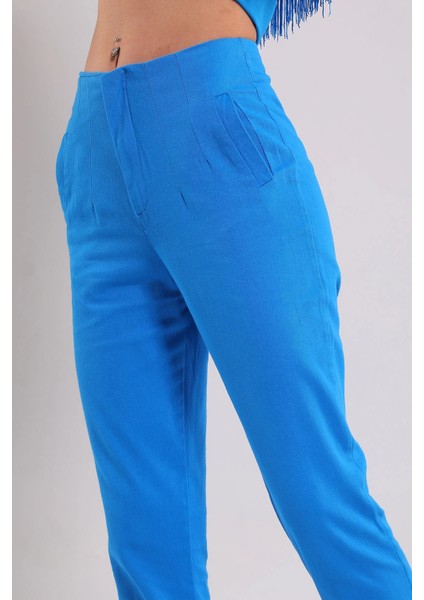 Kadın Boru Paça Pantolon P-00001659
