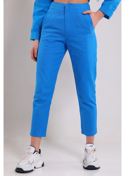 Kadın Boru Paça Pantolon P-00001659