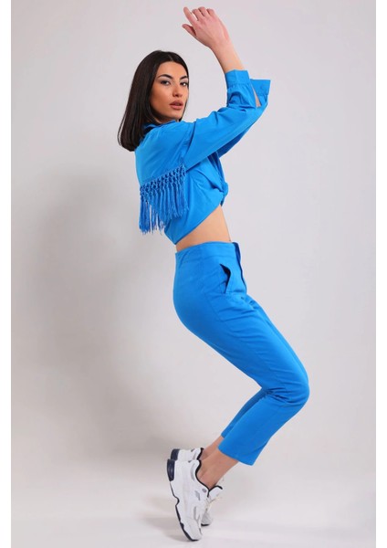 Kadın Boru Paça Pantolon P-00001659