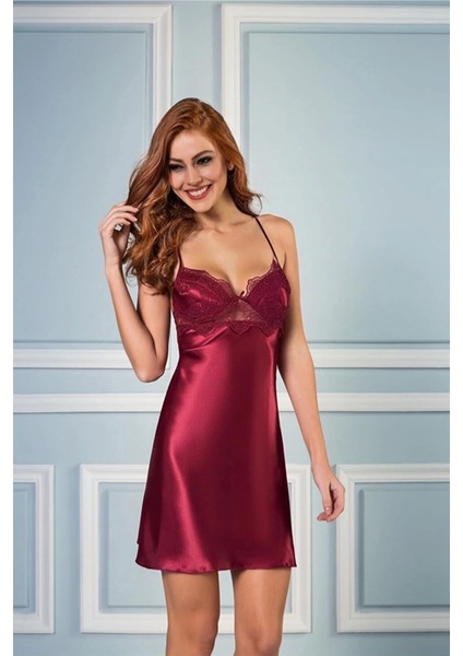 6335 6'lı Saten Gecelik Sabahlık Takım modelleri