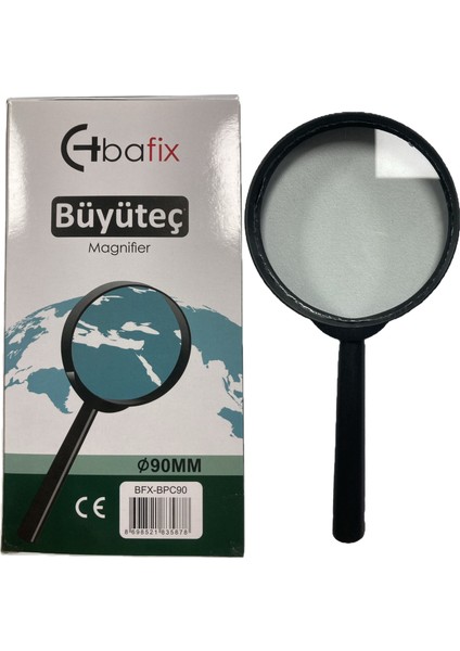 Büyüteç Plastik Çerçeveli 90 mm BFX-BPC90