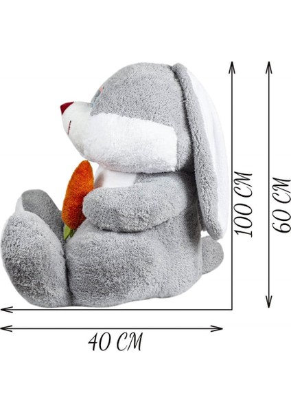 Pandamkee 100 cm Elinde Havuç Tutan Tavşan fırsatları