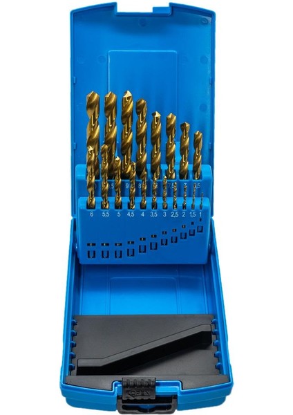 530831 Titanyum Hss Matkap Ucu Seti 1-10MM (19 Parça)