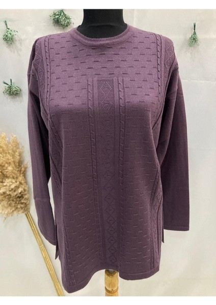 Anne Kadın Gül Kurusu Triko Kazak Bluz fırsatları