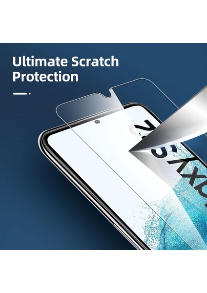 Samsung Galaxy S22 5G & S23 5G Temperli Cam Ekran Koruyucu 9h Ultra Koruma (3 Adet)
