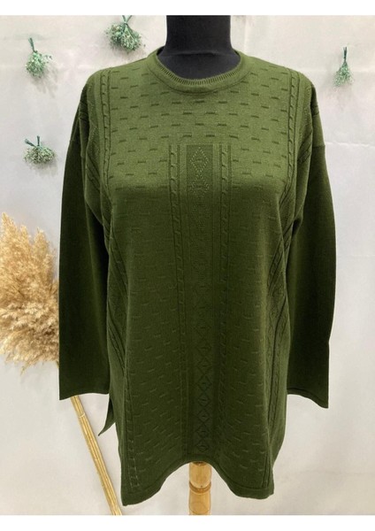 Anne Kadın Yeşil Triko Kazak Bluz fırsatları