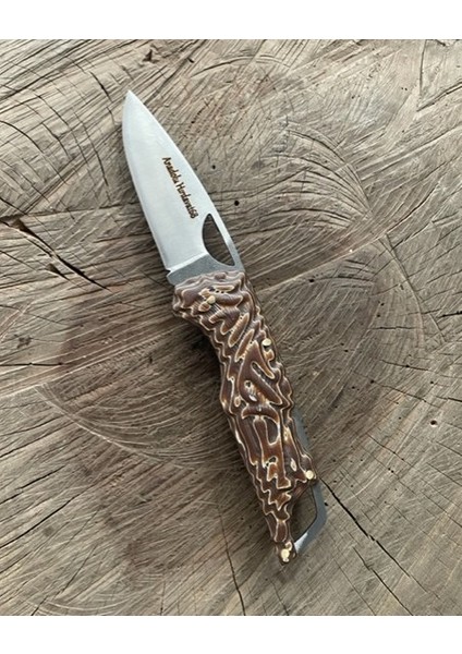 4116 Klipsli Cep Çakısı Kamp Çakısı Avcı Kampçı Bıçagı Cep Bıçak 19CM