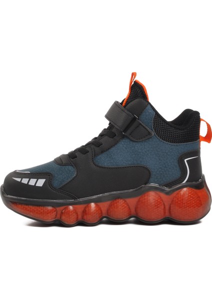 Lacivert Cırtlı Unisex Çocuk Sneaker Fred Uzun F