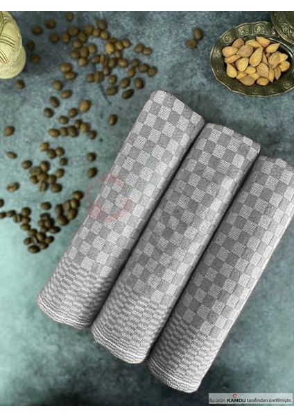 < 4 Lü > < 40X60CM > Standart Boy , Damalı Desen Mutfak Havlusu, El Kurulama Havlusu