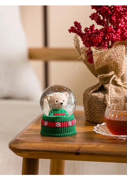 Lcw Home Kar Küresi 9 cm Karışık Ayıcık Desenli