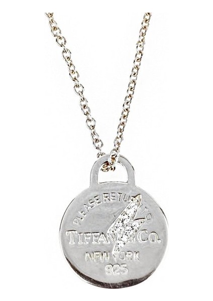 Madalyon Gümüş Kolye Sb1274, 925 Ayar Kadın Gümüş Kolye