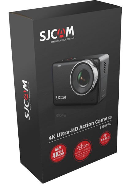 SJ10 PRO 4K60 FPS 20MP 5GHz WiFi UHD 8X Dijital Zoom 150° FPV Geniş Açı 2.33” Geniş Ekran Canlı Yayın 240FPS Ağır Çekim 6 Eksenli Jiroskop EIS H.265 1300mAh Batarya Aksiyon Kamerası Mavi
