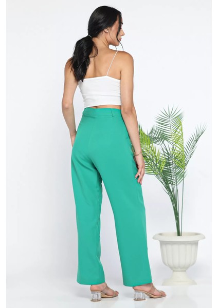 Kadın Bol Paça Pantolon P-00001667