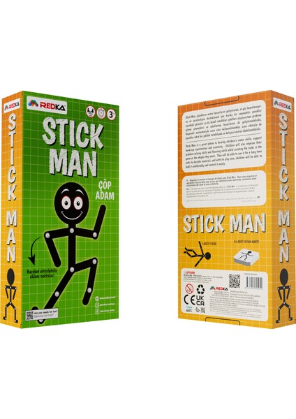 Stick Man Bionic Man Eğitici Aktivite Oyuncağı