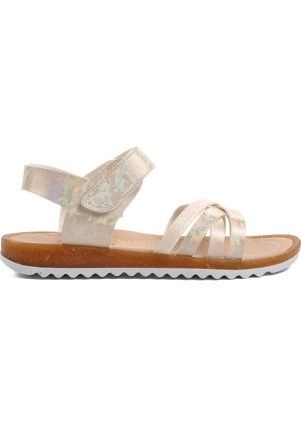 Kız Çocuk Cırtlı Sandalet 24-400 P