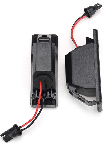2 Adet Araba 18 LED Plaka Işıkları Plastik Nissan Qashqai Için X-Trail Juke Primera Parlak LED Numarası Plaka Işık (Yurt Dışından) modelleri