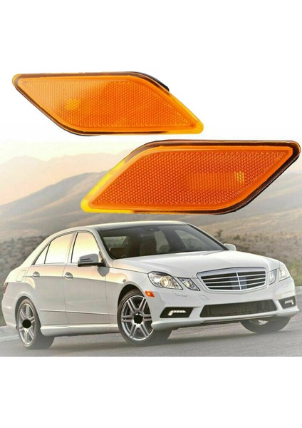 Mercedes Benz E-Class E350 E550 E63 2010-2013 W207 2078200321 2078200421 Için Araba Ön Yan Işaret Işıkları (Yurt Dışından)