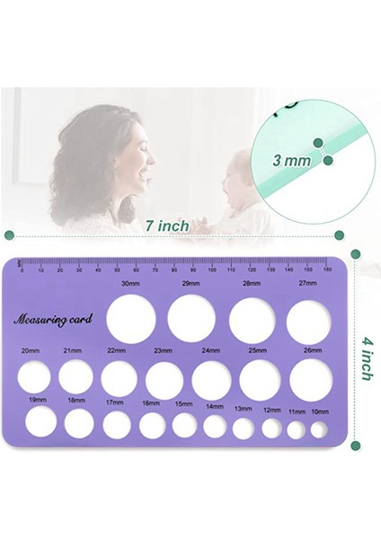 Nipel Cetveli Flanş Boyutu Nipeli Ölçme Cetveli Nipeli Yumuşak Silikon (Yurt Dışından) modelleri