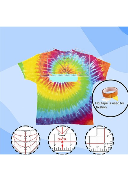 Vinil Hizalama Için Tişört Cetvel Kılavuzu, Isı Bantlı (Yurt Dışından) fırsatları
