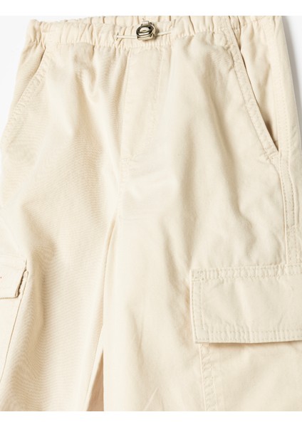 Jogger Paraşüt Pantolon Kargo Cepli Beli Lastikli Pamuklu modelleri