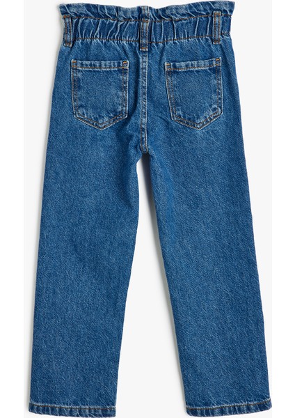 Kot Pantolon Cepli Beli Lastikli - Regular Jean fiyatları