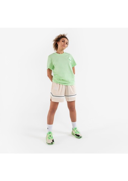 Tarmak Unisex Basketbol Şortu - Bej - NBA - SH 900