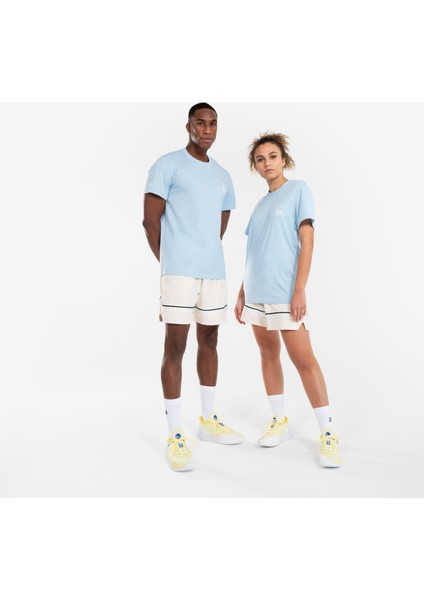 Tarmak Unisex Basketbol Şortu - Bej - NBA - SH 900
