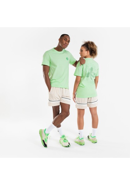 Tarmak Unisex Basketbol Şortu - Bej - NBA - SH 900
