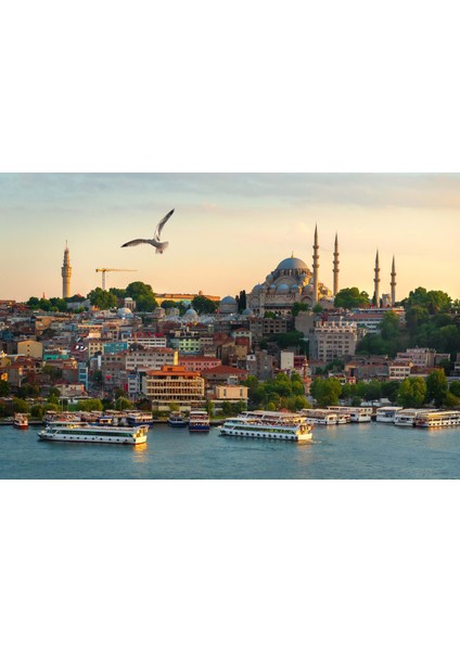 Istanbul Manzara Kanvas Tablo